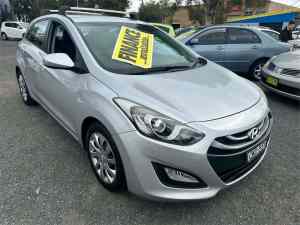 2014 Hyundai i30 GD2 Active Silver 6 Speed Sports Automatic Hatchback