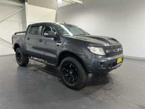 2013 Ford Ranger PX XLT 3.2 (4x4) Grey 6 Speed Automatic Double Cab Pick Up