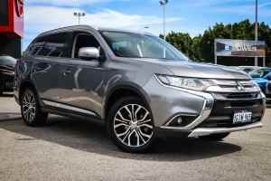 2017 Mitsubishi Outlander ZK MY17 LS 4WD Safety Pack Grey 6 Speed Constant Variable Wagon