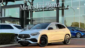 2020 Mercedes-Benz GLA-Class H247 801MY GLA45 AMG SPEEDSHIFT DCT 4MATIC+ S White 8 Speed Bentley Canning Area Preview