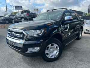 2018 Ford Ranger PX MkII 2018.00MY XLT Double Cab Black 6 Speed Sports Automatic Utility