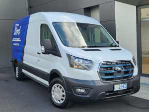 2023 Ford E-Transit VO 2023.50MY 420L Mid Roof White 1 Speed Reduction Gear Van