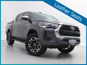 2020 Toyota Hilux GUN126R Facelift SR5+ (4x4) Grey 6 Speed Automatic Double Cab Chassis