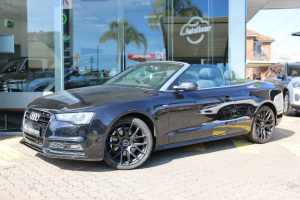 2014 Audi A5 8T MY15 S Tronic Quattro Black 7 Speed Sports Automatic Dual Clutch Cabriolet