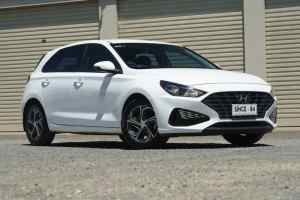 2020 Hyundai i30 PD.V4 MY21 White 6 Speed Sports Automatic Hatchback