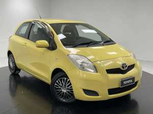 2010 Toyota Yaris NCP90R MY10 YR Yellow 4 Speed Automatic Hatchback