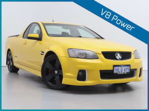 2012 Holden Commodore VE II MY12 SS-V Hazard Yellow 6 Speed Automatic Utility