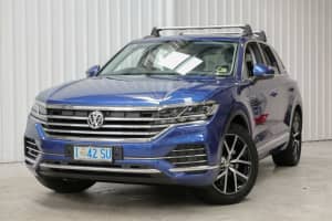 2019 Volkswagen Touareg CR MY19 190TDI Tiptronic 4MOTION Launch Edition Blue 8 Speed