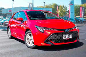 2020 Toyota Corolla ZWE211R Ascent Sport E-CVT Hybrid Red 10 Speed Constant Variable Hatchback