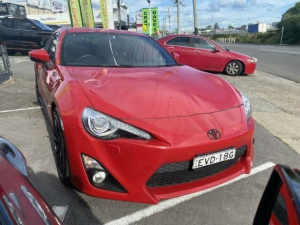 2013 Toyota 86 ZN6 GTS Red 6 Speed Sports Automatic Coupe