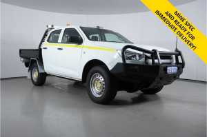 2021 Isuzu D-MAX RG MY21 SX (4x4) White 6 Speed Auto SEQ Sports Mode Crew Cab Chassis Bentley Canning Area Preview