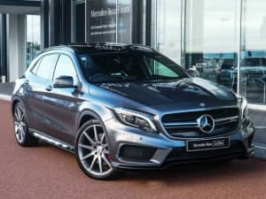 2015 Mercedes-Benz GLA-Class X156 806MY GLA45 AMG SPEEDSHIFT DCT 4MATIC Grey 7 Speed Bentley Canning Area Preview