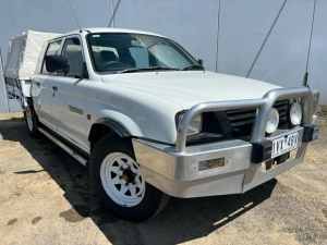 1997 Mitsubishi Triton MK GLX White 5 Speed Manual Double Cab Utility Hoppers Crossing Wyndham Area Preview