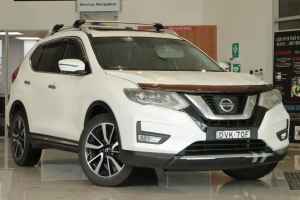 2018 Nissan X-Trail T32 Series II Ti X-tronic 4WD White 7 Speed Constant Variable Wagon Kirrawee Sutherland Area Preview