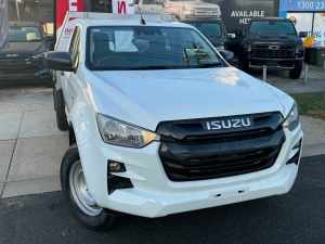 2023 Isuzu D-MAX RG MY23 SX 4x2 High Ride White 6 Speed Sports Automatic Cab Chassis