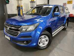 2017 Holden Colorado RG MY17 LS (4x4) Blue 6 Speed Automatic Crew Cab Pickup McGraths Hill Hawkesbury Area Preview