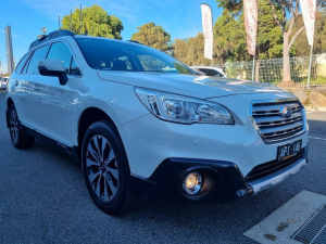 2017 Subaru Outback B6A MY17 2.5i CVT AWD White 6 Speed Constant Variable Wagon