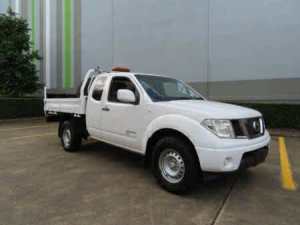 2014 Nissan Navara D40 S8 RX King Cab White 6 Speed Manual Cab Chassis