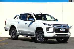 2019 Mitsubishi Triton MR MY19 GLS Double Cab White 6 Speed Sports Automatic Utility Ringwood Maroondah Area Preview