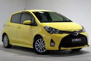 2015 Toyota Yaris NCP131R ZR Yellow 4 Speed Automatic Hatchback