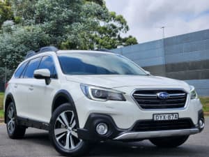 2018 Subaru Outback B6A MY19 2.0D CVT AWD Premium White 7 Speed Constant Variable Wagon
