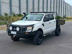 2015 Ford Ranger PX XL White 6 Speed Sports Automatic Cab Chassis
