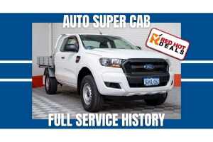 2017 Ford Ranger PX MkII XL Hi-Rider White Steptronic Cab Chassis