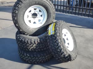 Toyota Land Cruiser MUDPLUGGER RIMS AND TYRES NEW $895