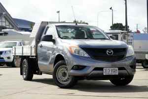 2015 Mazda BT-50 UP0YD1 XT 4x2 Grey 6 Speed Manual Cab Chassis