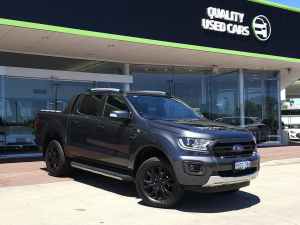 2020 Ford Ranger PX MkIII 2020.75MY Wildtrak Grey 10 Speed Sports Automatic Double Cab Pick Up Victoria Park Victoria Park Area Preview
