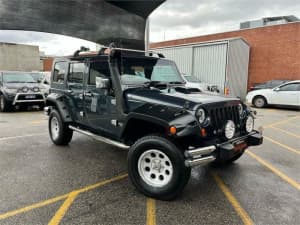 2008 Jeep Wrangler Unlimited JK Sport (4x4) Black 5 Speed Automatic Softtop