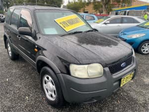 2004 Ford Escape ZB XLS Black 4 Speed Automatic SUV