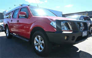 2013 Nissan Navara D40 S6 MY12 ST Red 5 Speed Sports Automatic Utility