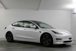 2021 Tesla Model 3 MY21 Standard Range Plus White 1 Speed Reduction Gear Sedan