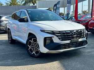 2023 Hyundai Tucson NX4.V2 MY23 Highlander AWD N Line White 8 Speed Sports Automatic Wagon