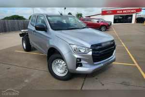 2023 Isuzu D-MAX RG MY23 SX Space Cab Silver 6 Speed Sports Automatic Cab Chassis Burwood Whitehorse Area Preview