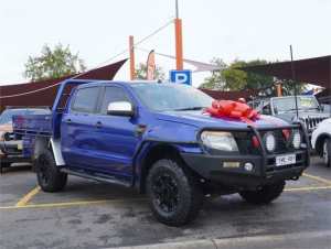 2015 Ford Ranger PX XLS Double Cab Blue 6 Speed Sports Automatic Utility