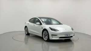 2022 Tesla Model 3 MY22 Long Range White 1 Speed Automatic Sedan
