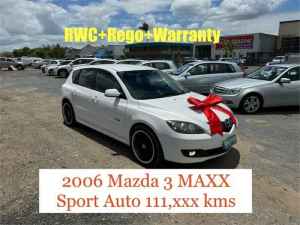 2006 Mazda 3 BK MY06 Upgrade SP23 White 5 Speed Auto Activematic Hatchback