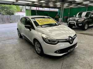 2016 Renault Clio IV B98 Expression EDC White 6 Speed Sports Automatic Dual Clutch Hatchback