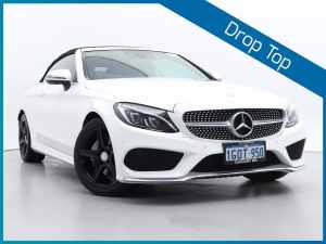 2016 Mercedes-Benz C200 205 MY17 White 9 Speed Automatic G-Tronic Cabriolet