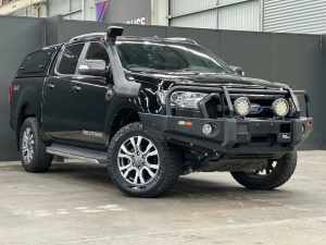 2018 Ford Ranger PX MkII 2018.00MY Wildtrak Double Cab Black 6 Speed Sports Automatic Utility