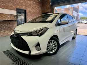 2016 Toyota Yaris NCP131R MY15 ZR White 4 Speed Automatic Hatchback