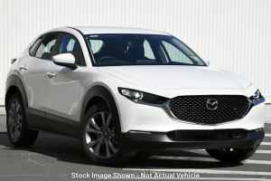 2024 Mazda CX-30 C30D G20 Evolve (FWD) Snowflake White Pearl 6 Speed Automatic Wagon Liverpool Liverpool Area Preview