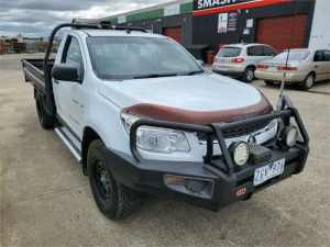 2012 Holden Colorado RG MY13 DX White 5 Speed Manual Cab Chassis