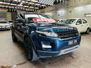 2013 Land Rover Range Rover Evoque L538 MY13 Si4 CommandShift Pure Blue 6 Speed Sports Automatic