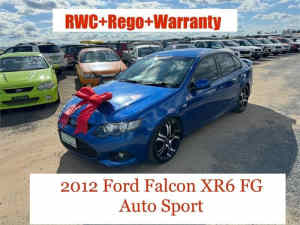 2012 Ford Falcon FG Upgrade XR6 Blue 6 Speed Auto Seq Sportshift Sedan Archerfield Brisbane South West Preview