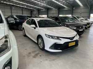 2022 Toyota Camry Axvh70R Ascent White 6 Speed Constant Variable Sedan Hybrid
