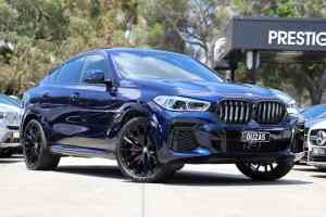 2022 BMW X6 G06 xDrive30d Coupe Steptronic M Sport Blue 8 Speed Sports Automatic Wagon