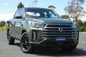 2023 Ssangyong Musso Q261 MY24 Adventure Crew Cab XLV Green 6 Speed Sports Automatic Utility